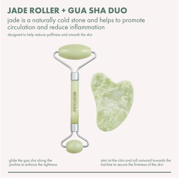 DEW OF THE GODS H-DEW-O Blue Spirulina Gel Moisturizer + Jade Roller | Stone NEW - Picture 7 of 10